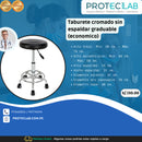 Taburete Cromado sin Espaldar Graduable Economico / Peru